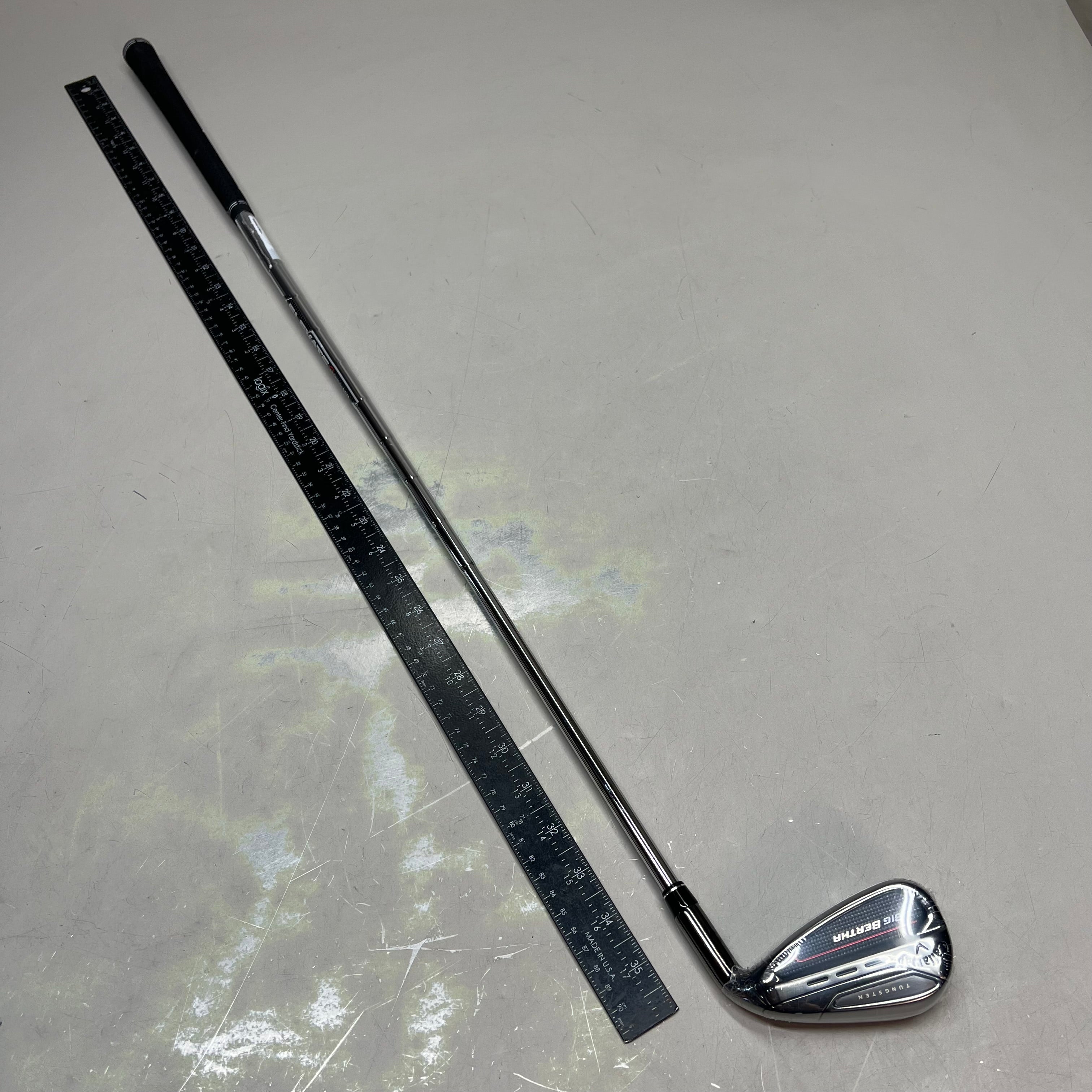 CALLAWAY Big Bertha Golf Club RH S Flex 36" Shaft 3" Club Sz 9 Black/Silver