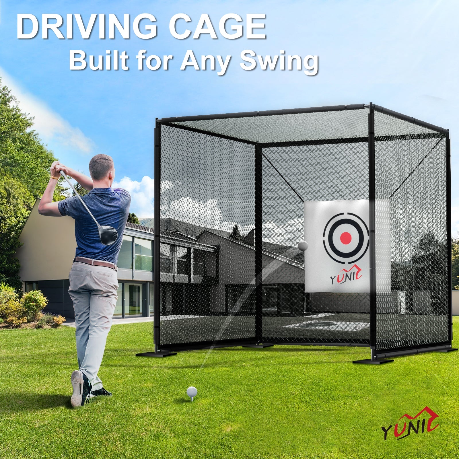 Golf Driving Practice Cage