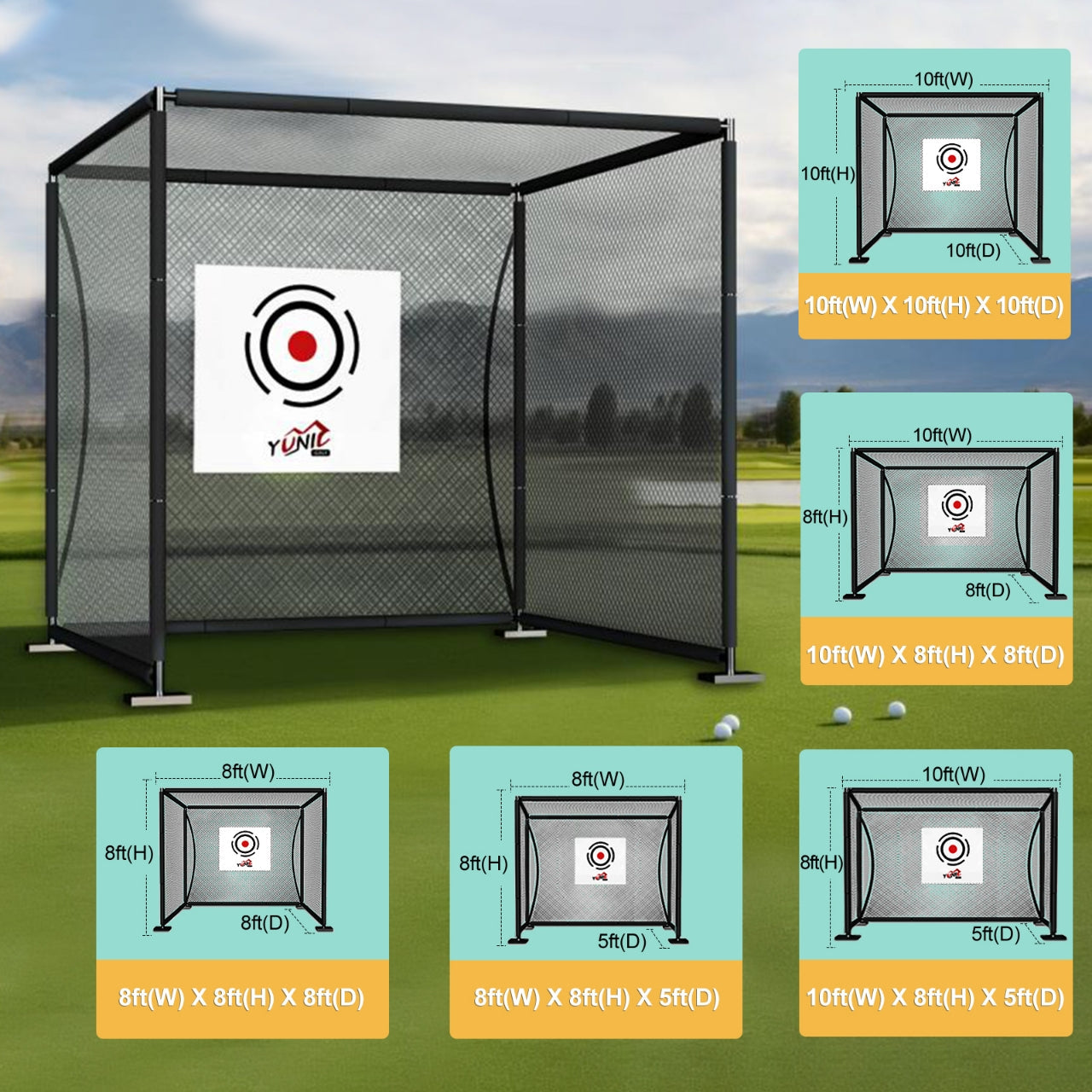 Golf Driving Practice Cage